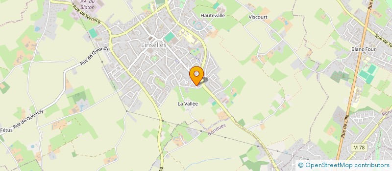 localisation de l'entreprise MADAME VIRGINIE VANNESTE à LINSELLES