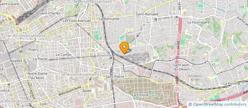 localisation de l'entreprise MADAME VIRGINIE VAQUER  MARSEILLE