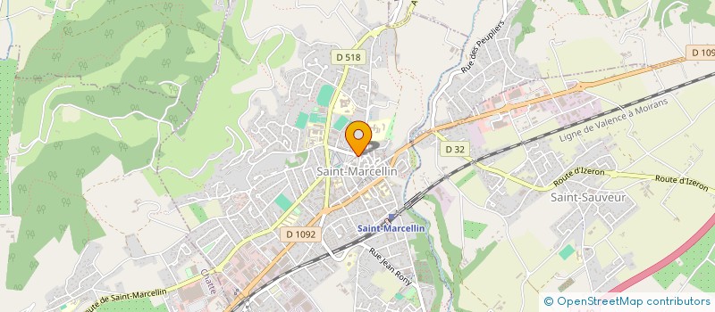 localisation de l'entreprise MADAME VIRGINIE VARAMBON  SAINT-MARCELLIN