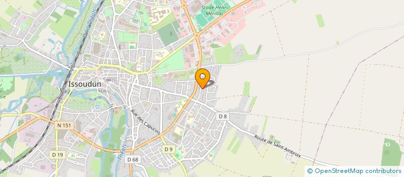localisation de l'entreprise MADAME VIRGINIE VARGAS à ISSOUDUN