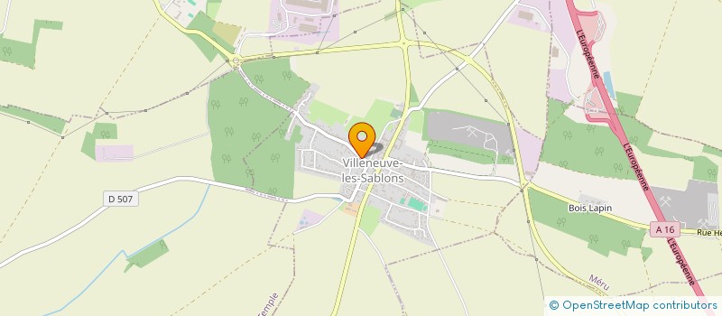 localisation de l'entreprise MADAME VIRGINIE VASQUEZ  VILLENEUVE-LES-SABLONS