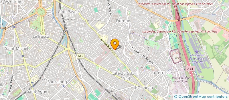 localisation de l'entreprise MADAME VIRGINIE VASSAL à TOULOUSE