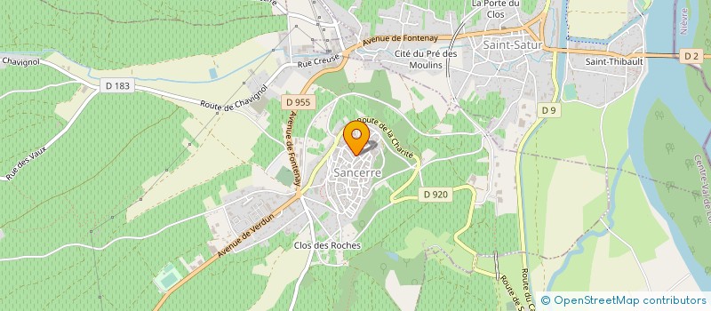 localisation de l'entreprise MADAME VIRGINIE VAUDENAY  BUE