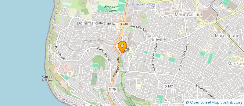 localisation de l'entreprise MADAME VIRGINIE VAUDRY  LE HAVRE