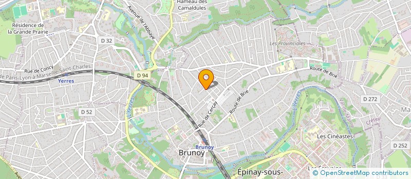 localisation de l'entreprise MADAME VIRGINIE VELAY à BRUNOY