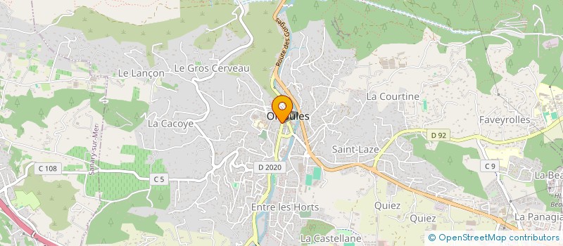 localisation de l'entreprise MADAME VIRGINIE VENTRE à OLLIOULES
