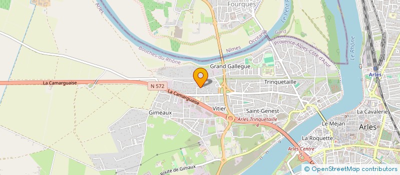 localisation de l'entreprise MADAME VIRGINIE VERDELHAN  ARLES