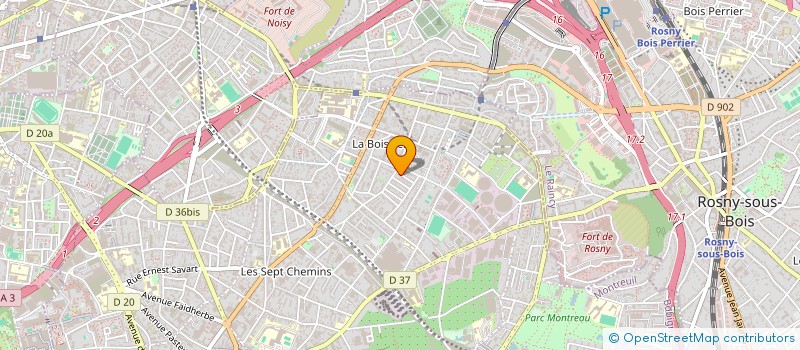 localisation de l'entreprise MADAME VIRGINIE VERDIER à MONTREUIL