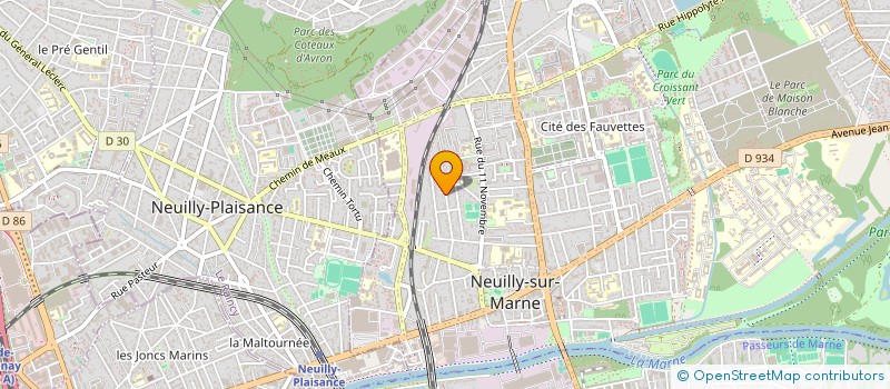 localisation de l'entreprise MADAME VIRGINIE VERDY à NEUILLY-SUR-MARNE