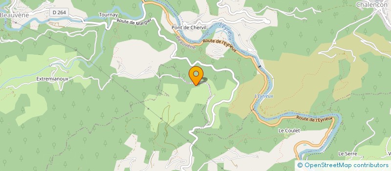 localisation de l'entreprise MADAME VIRGINIE VERGNES  BEAUVENE