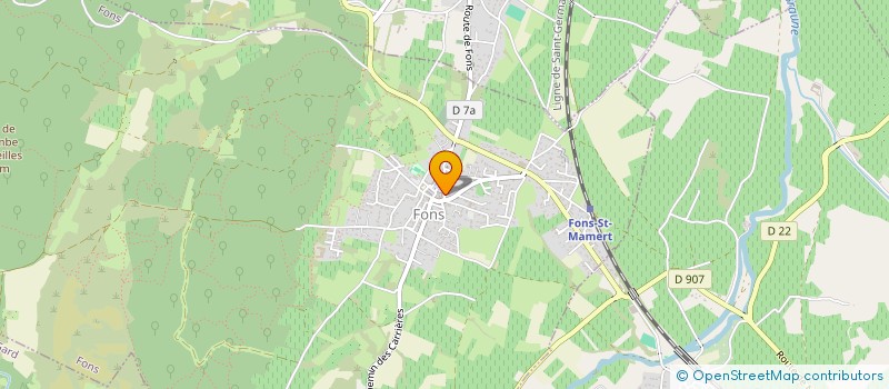 localisation de l'entreprise MADAME VIRGINIE VERHELLE  FONS