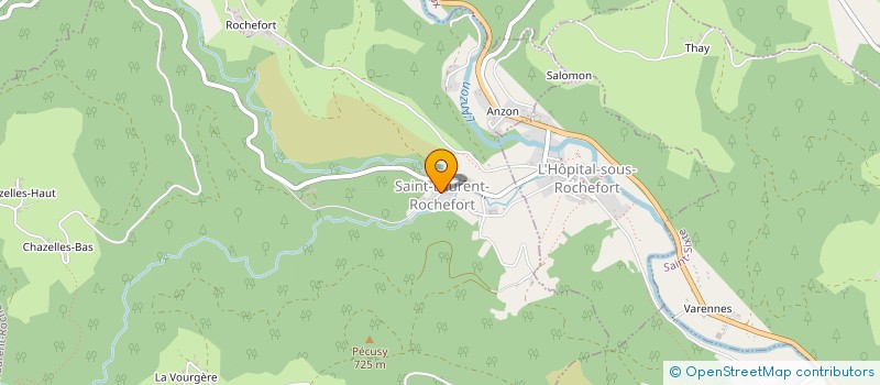 localisation de l'entreprise MADAME VIRGINIE VERNE  SAINT-ETIENNE-LE-MOLARD