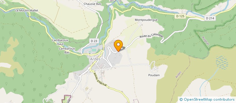 localisation de l'entreprise MADAME VIRGINIE VERRIERE  ARDES