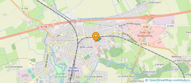 localisation de l'entreprise MADAME VIRGINIE VERRON  DOL-DE-BRETAGNE