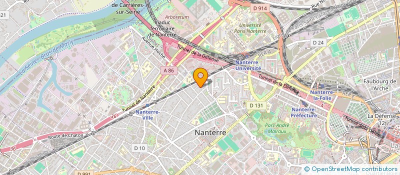 localisation de l'entreprise MADAME VIRGINIE VICENTE FERREIRA à NANTERRE