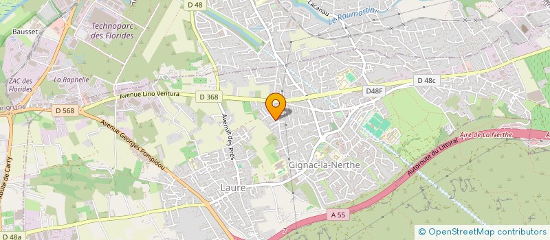 localisation de l'entreprise MADAME VIRGINIE VIDAL à GIGNAC-LA-NERTHE
