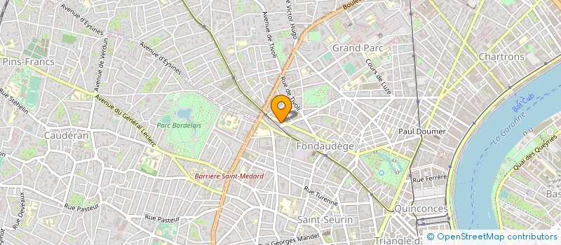 localisation de l'entreprise MADAME VIRGINIE VIEL à BORDEAUX