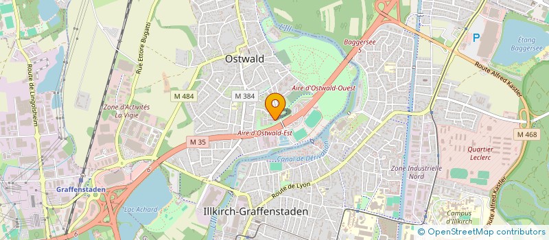 localisation de l'entreprise MADAME VIRGINIE VILHEIM  OSTWALD