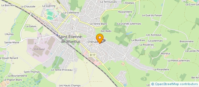 localisation de l'entreprise MADAME VIRGINIE VILLIEN  SAINT-ETIENNE-DE-MONTLUC