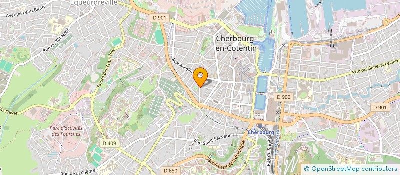 localisation de l'entreprise MADAME VIRGINIE VILLOING  CHERBOURG-EN-COTENTIN