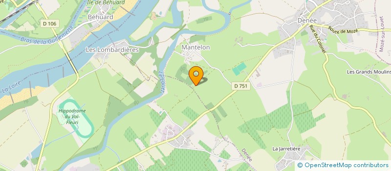 localisation de l'entreprise MADAME VIRGINIE VINCENT  BAUGE-EN-ANJOU