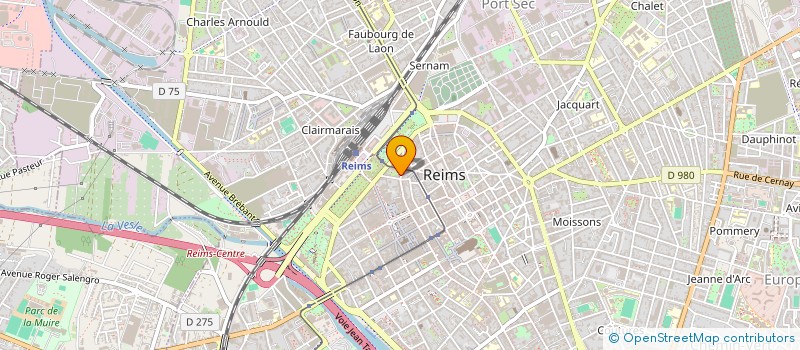 localisation de l'entreprise MADAME VIRGINIE VIOLA  REIMS