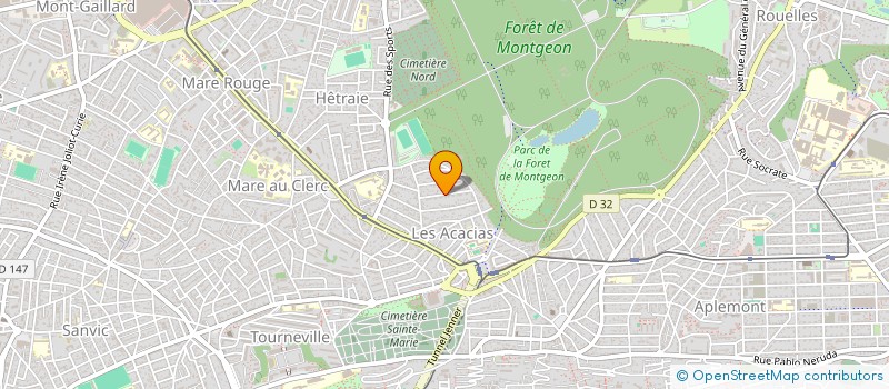 localisation de l'entreprise MADAME VIRGINIE VIRGINIE JEANMET à LE HAVRE