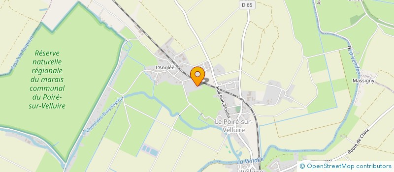 localisation de l'entreprise MADAME VIRGINIE VOIRIN  LES VELLUIRE-SUR-VENDEE