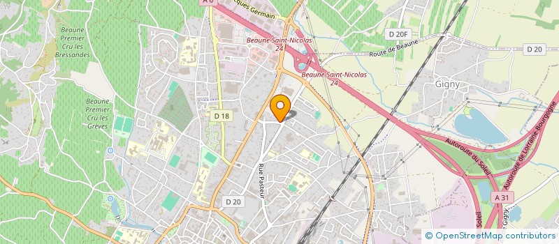 localisation de l'entreprise MADAME VIRGINIE VOIZENET à BEAUNE