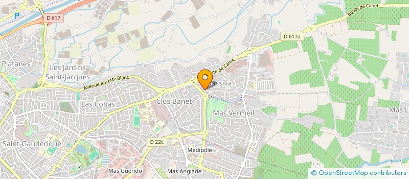 localisation de l'entreprise MADAME VIRGINIE VOLLAIS  PERPIGNAN