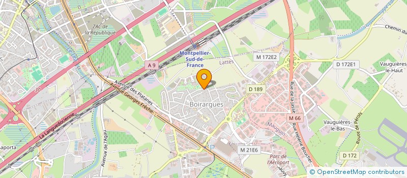 localisation de l'entreprise MADAME VIRGINIE VOLNIN à LATTES