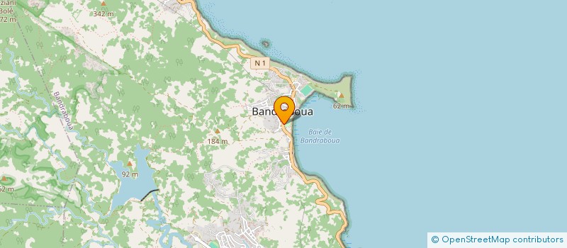 localisation de l'entreprise MADAME VIRGINIE VONONALAVA SOAVILOMA à BANDRABOUA