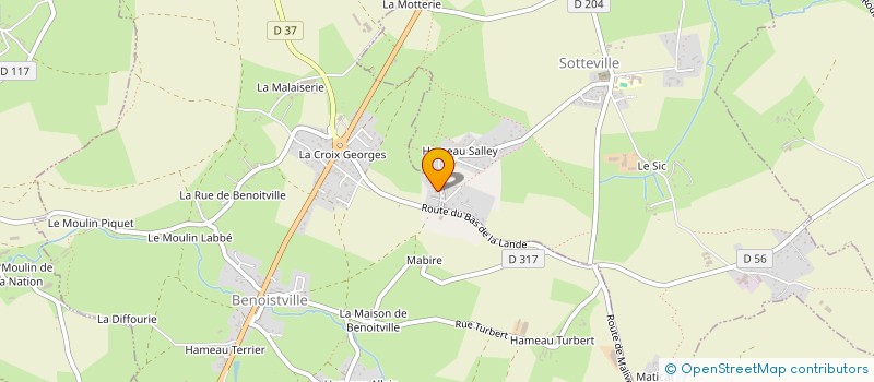 localisation de l'entreprise MADAME VIRGINIE VRAC  SOTTEVILLE