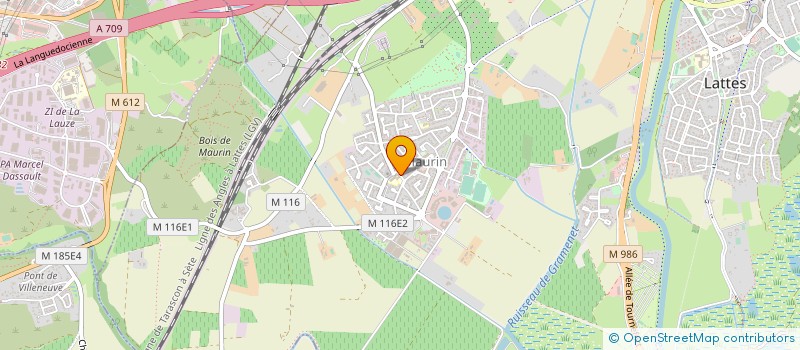 localisation de l'entreprise MADAME VIRGINIE VRAHIDES  LATTES