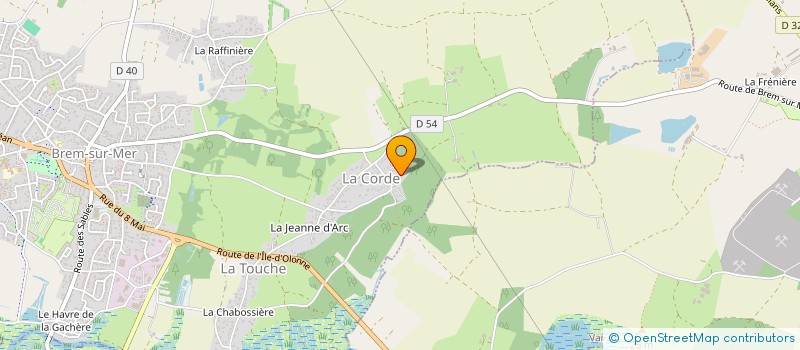 localisation de l'entreprise MADAME VIRGINIE VRIGNON à BREM-SUR-MER