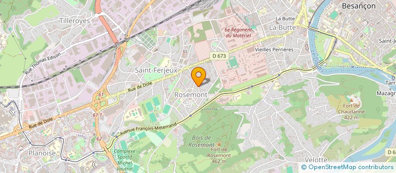 localisation de l'entreprise MADAME VIRGINIE VUILLAUME à BESANCON