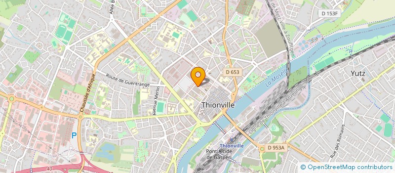 localisation de l'entreprise MADAME VIRGINIE WALTER  THIONVILLE