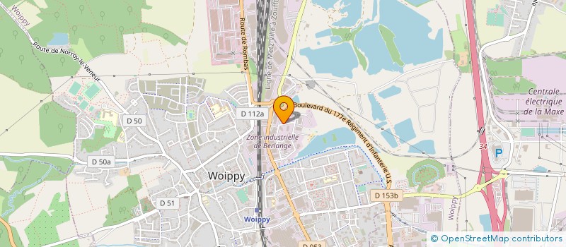 localisation de l'entreprise MADAME VIRGINIE WEBER  WOIPPY