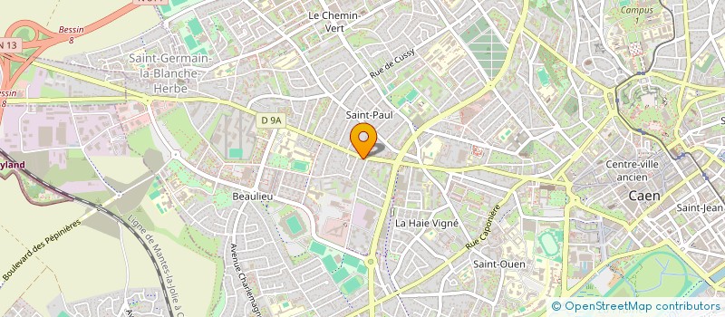 localisation de l'entreprise MADAME VIRGINIE WETZEL à CAEN