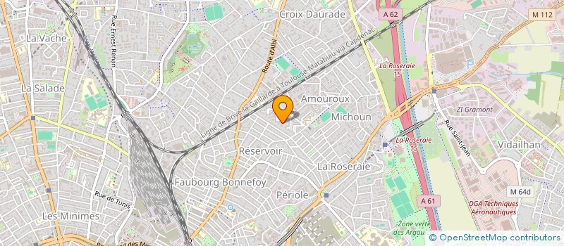 localisation de l'entreprise MADAME VIRGINIE WICKER à TOULOUSE