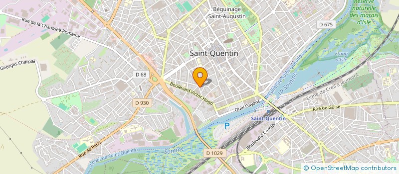 localisation de l'entreprise MADAME VIRGINIE WILLIOT à SAINT-QUENTIN