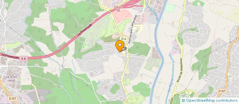 localisation de l'entreprise MADAME VIRGINIE WIPLIEZ à FREJUS