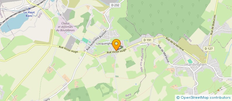 localisation de l'entreprise MADAME VIRGINIE WIRQUIN  HARDINGHEN