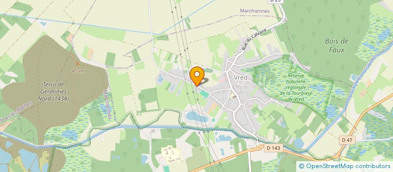 localisation de l'entreprise MADAME VIRGINIE WOURLOD  VRED