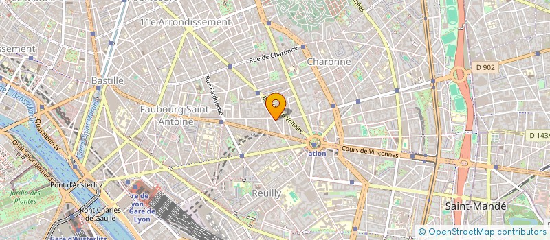 localisation de l'entreprise MADAME VIRGINIE WRONA  PARIS