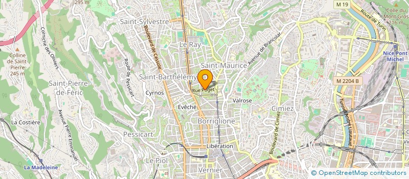 localisation de l'entreprise MADAME VIRGINIE YAICH à NICE