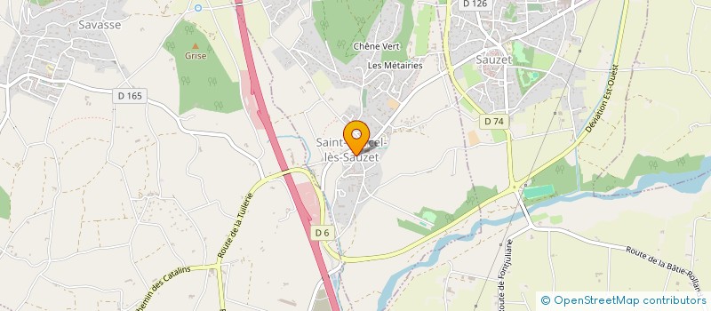 localisation de l'entreprise MADAME VIRGINIE YVON  SAINT-MARCEL-LES-SAUZET