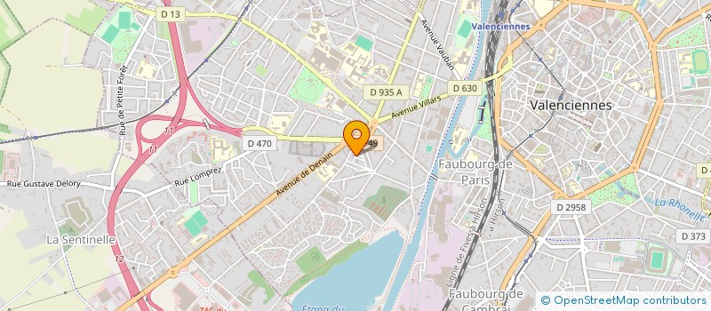 localisation de l'entreprise MADAME VIRGINIE ZAPADKA à VALENCIENNES