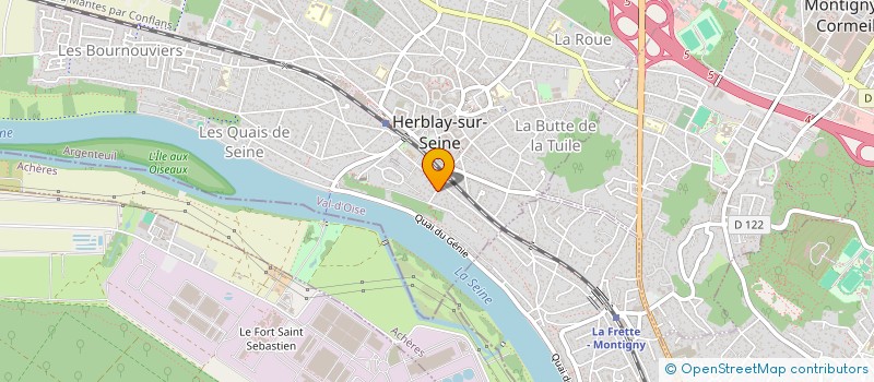 localisation de l'entreprise MADAME VIRGNIE POLGE  HERBLAY-SUR-SEINE