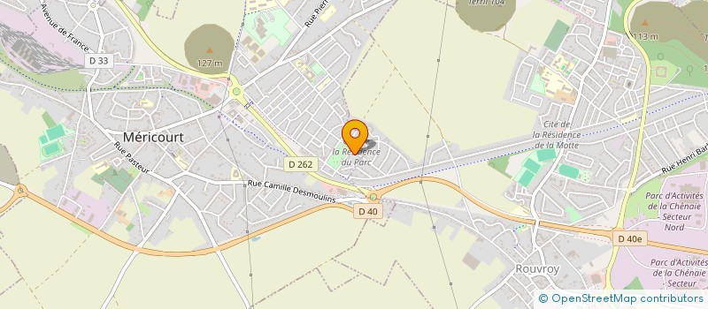 localisation de l'entreprise MADAME VIRIDIANA ADAMIAK  MERICOURT